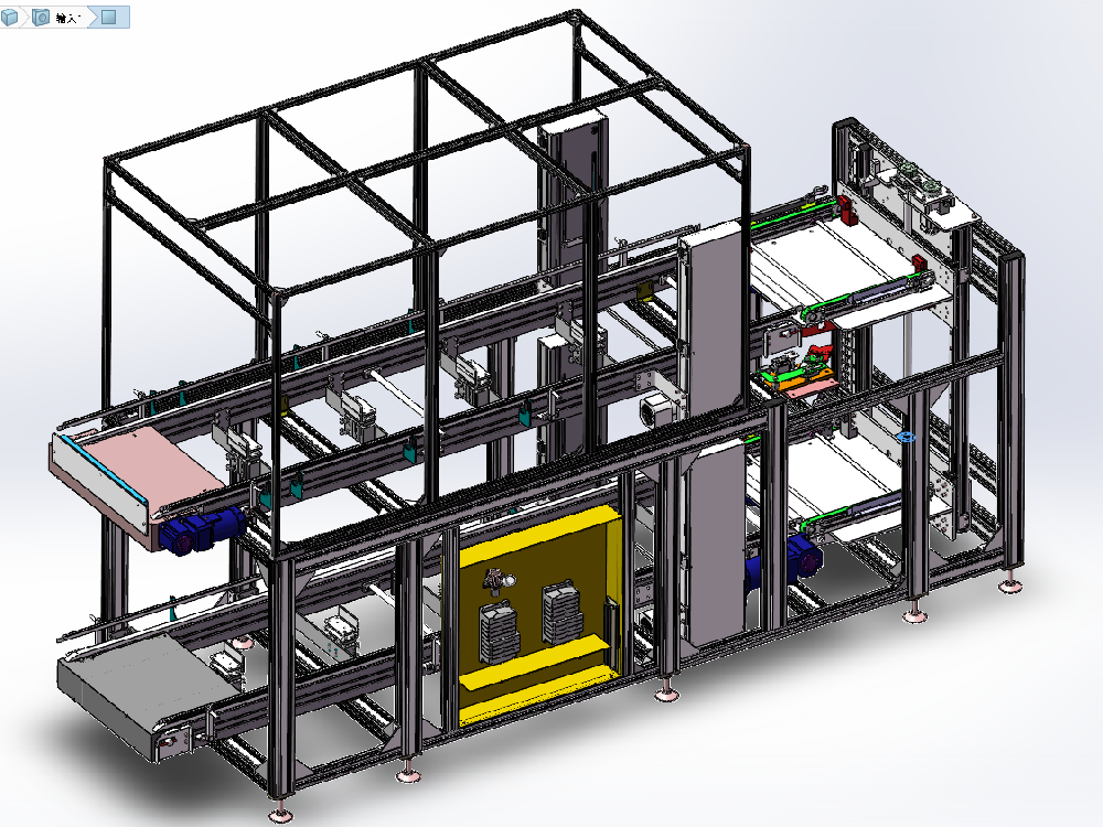 Speed Chain Stacking Box Conveyor Line